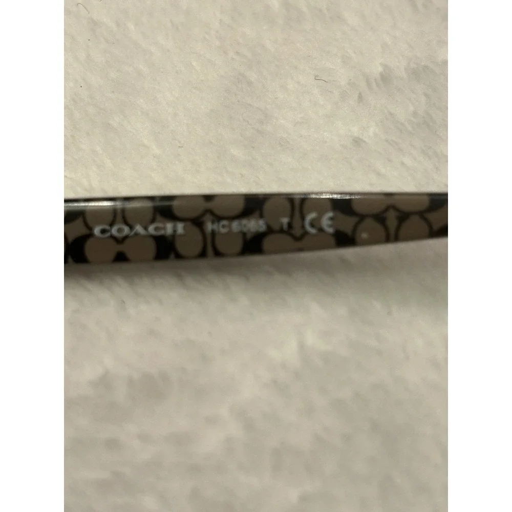 Coach HC 6065 5291 Womens Eyeglasses Dark Tortoise Military Sig C 51-17-135